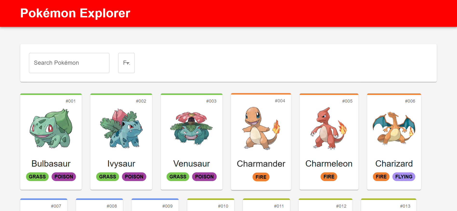 Pokémon Explorer App